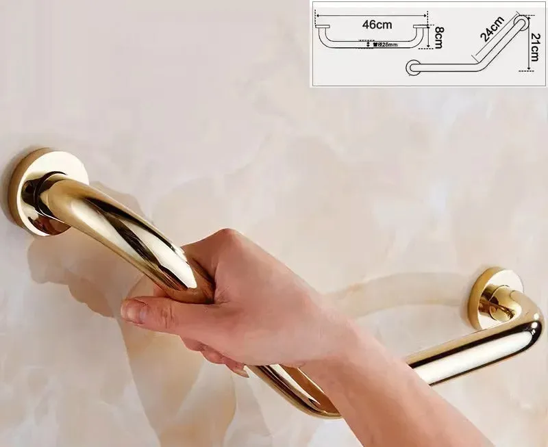 135 Degrees Angled Shower Safety Grab Bar Elderly Anti-slip Rail