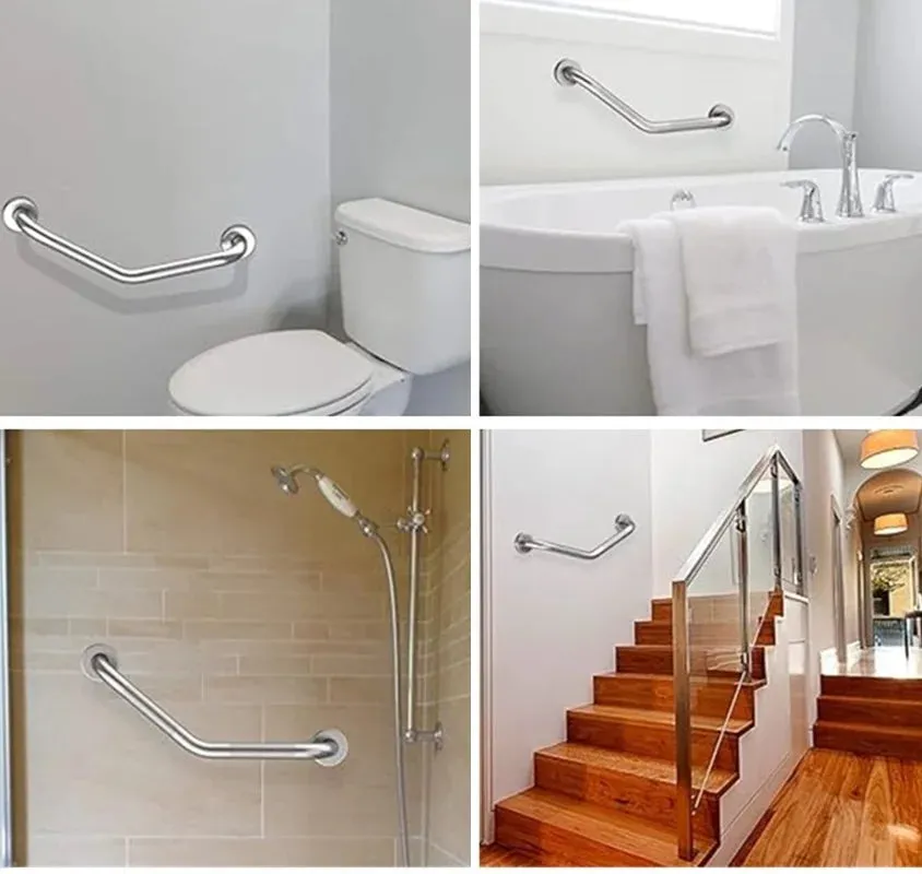 135 Degrees Angled Shower Safety Grab Bar Elderly Anti-slip Rail