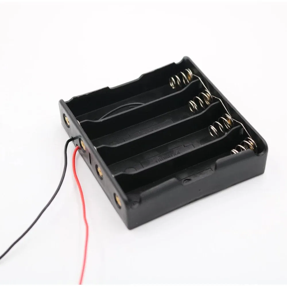 18650 Battery In-Parallel Lithium Cell Holder Open Case with Wire