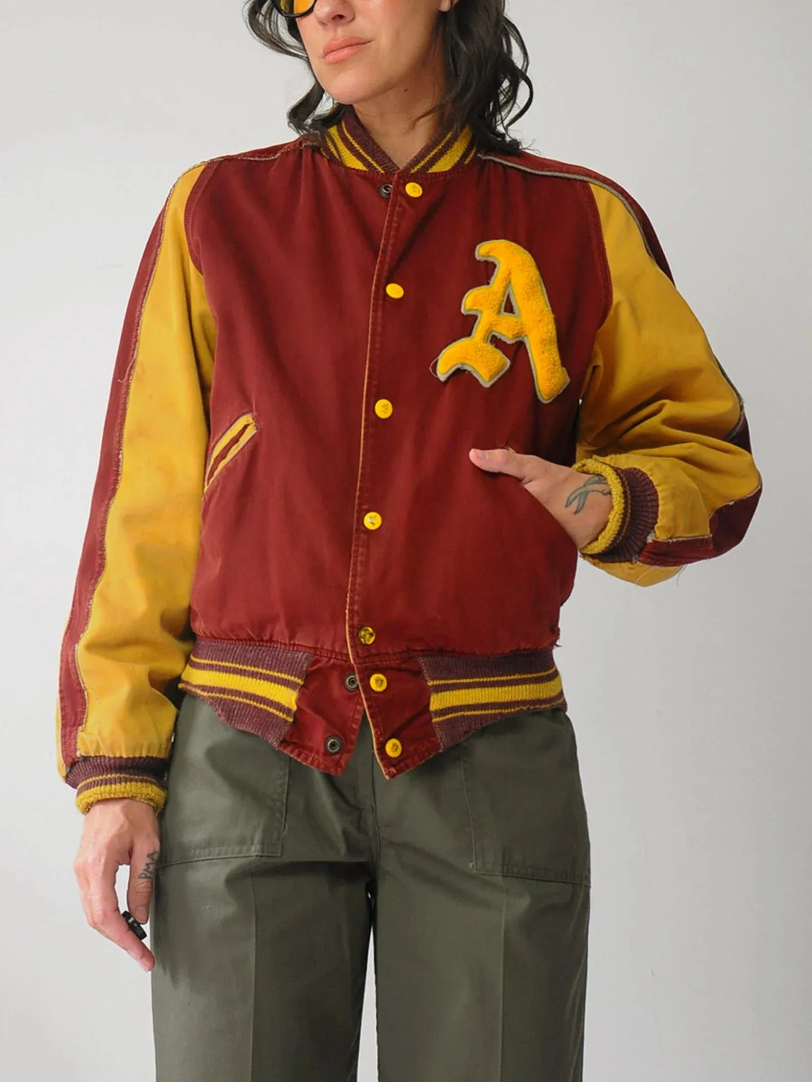 1950's Reversible Anaconda Varsity Jacket