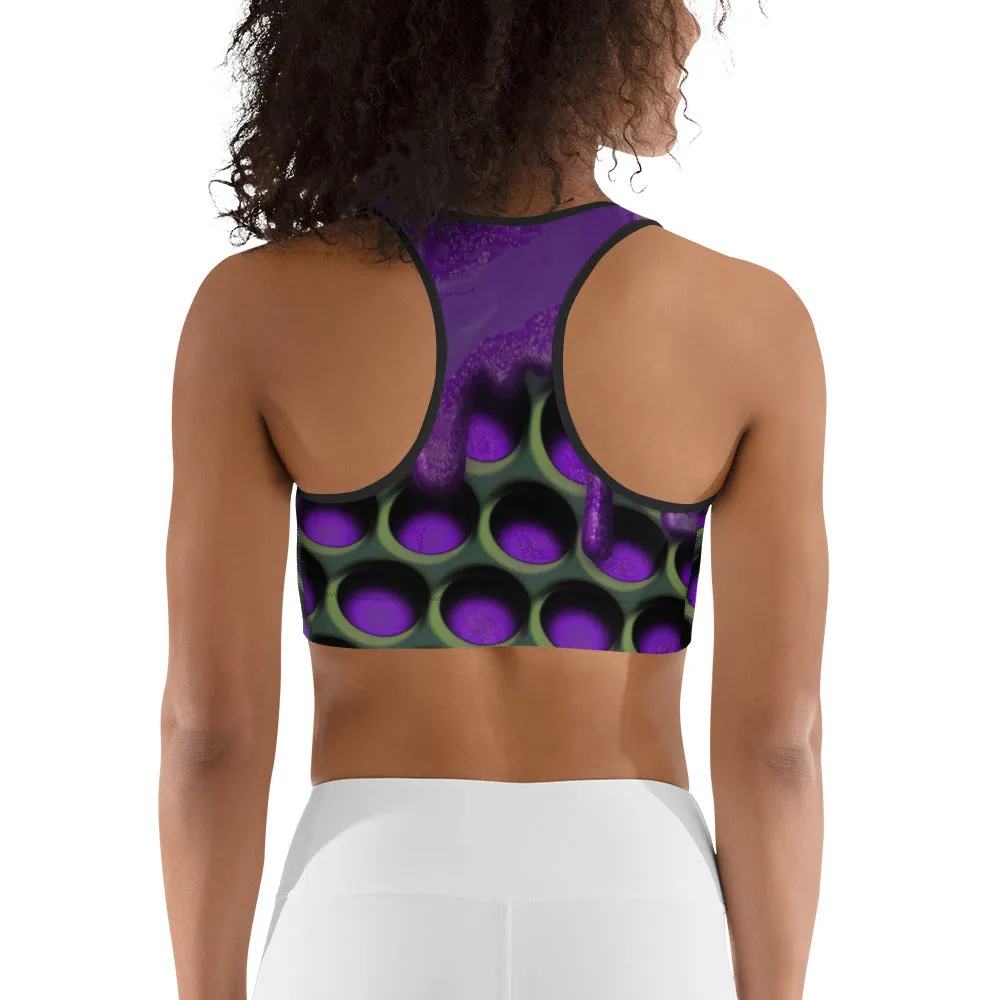 3D Industrial Print Sports Bra