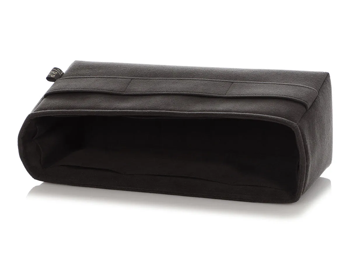 7 Rue Paradis Black Alcantara Bag Insert for Kelly 32