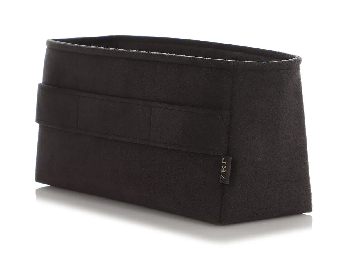 7 Rue Paradis Black Alcantara Bag Insert for Kelly 32