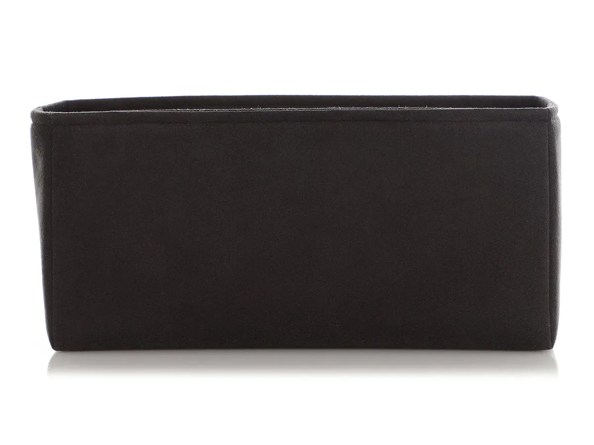 7 Rue Paradis Black Alcantara Bag Insert for Kelly 32