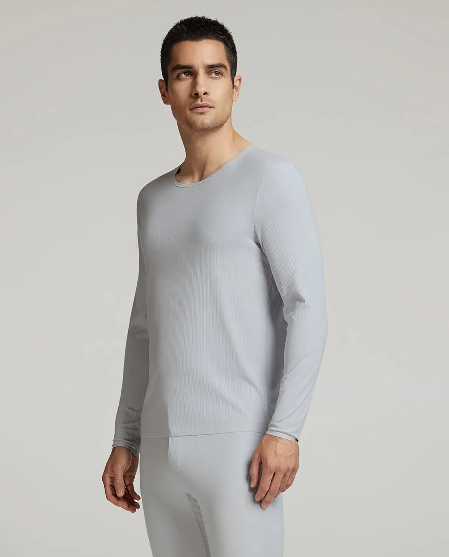 Aimer Men Crew Neck Thermal Underwear Set