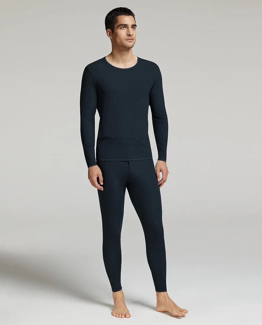 Aimer Men Crew Neck Thermal Underwear Set