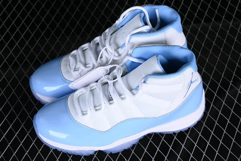 AIR JORDAN 11 UNC AJ11 WHITE/BLUE