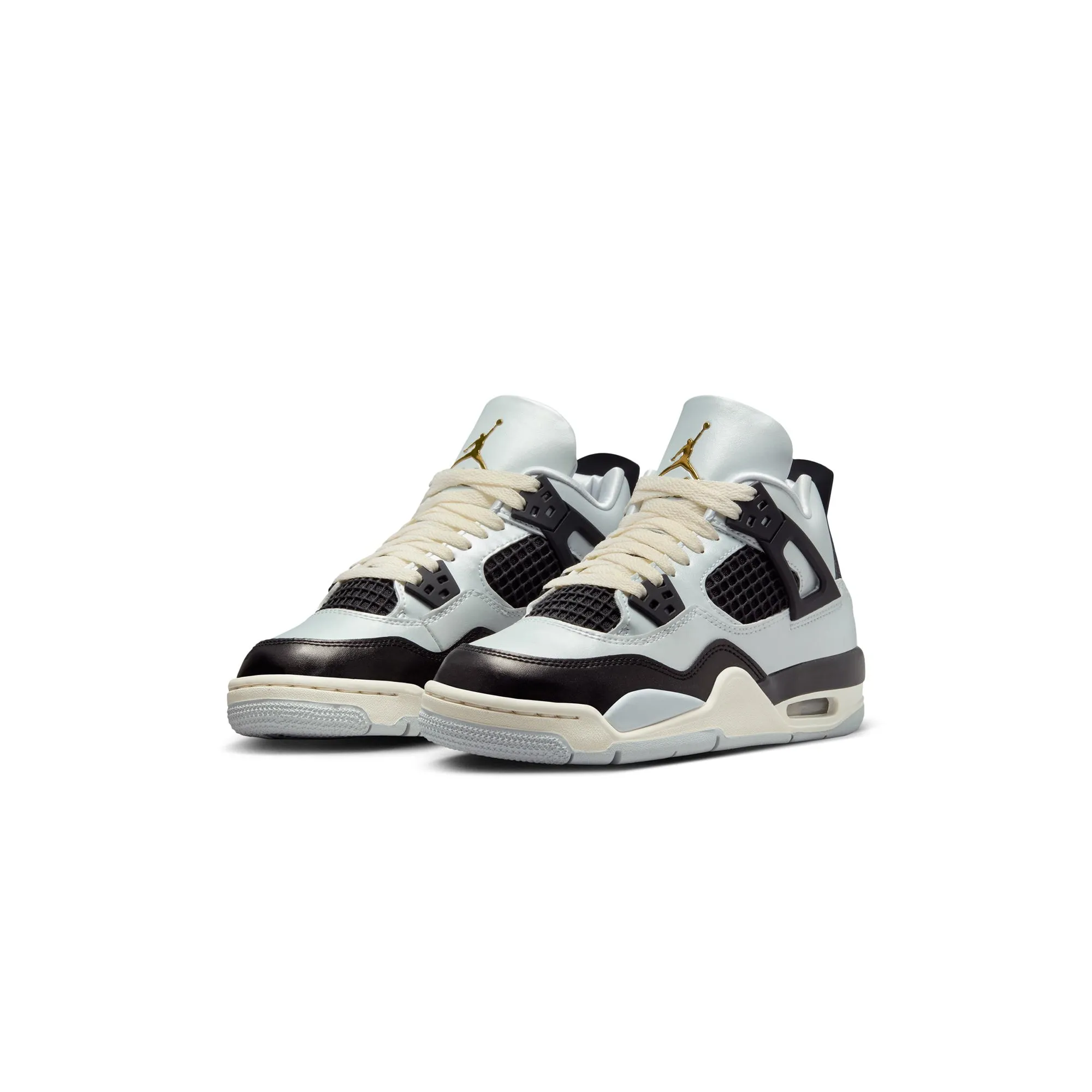 Air Jordan 4 Kids Retro Pure Platinum Shoes