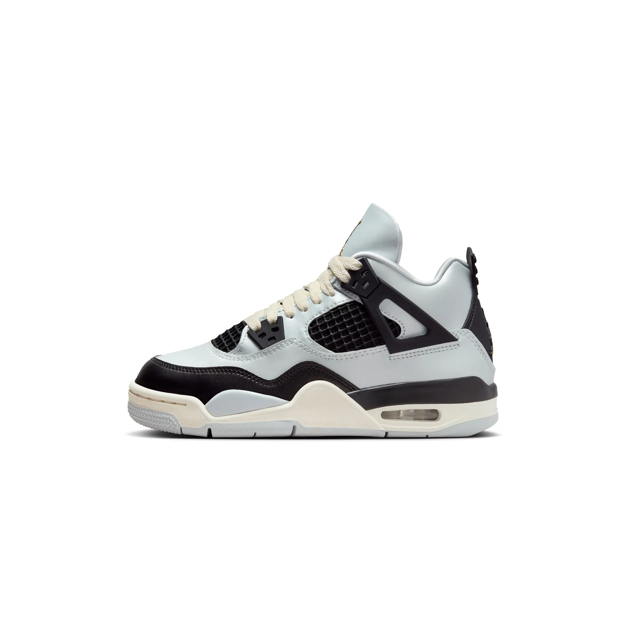 Air Jordan 4 Kids Retro Pure Platinum Shoes