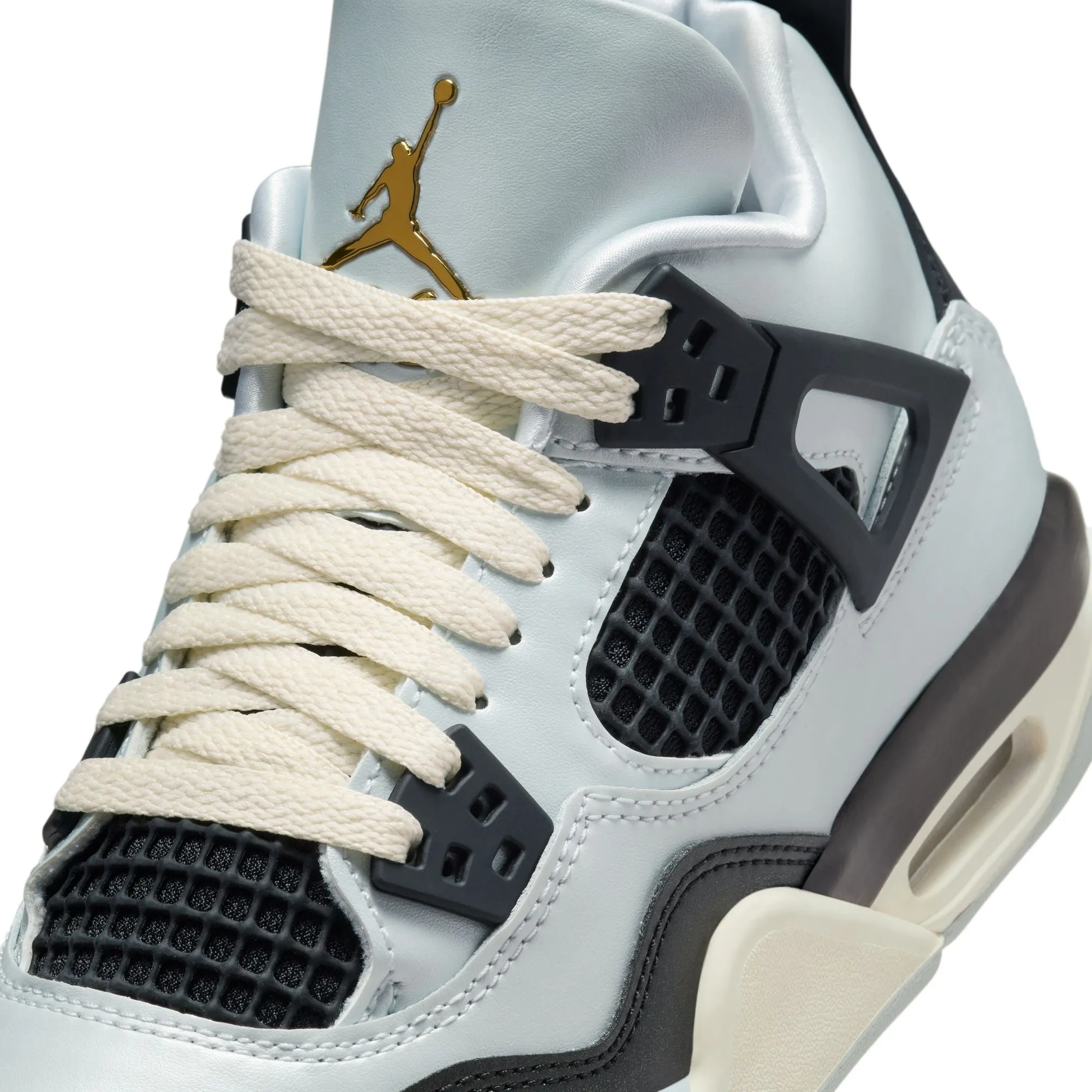 Air Jordan 4 Kids Retro Pure Platinum Shoes