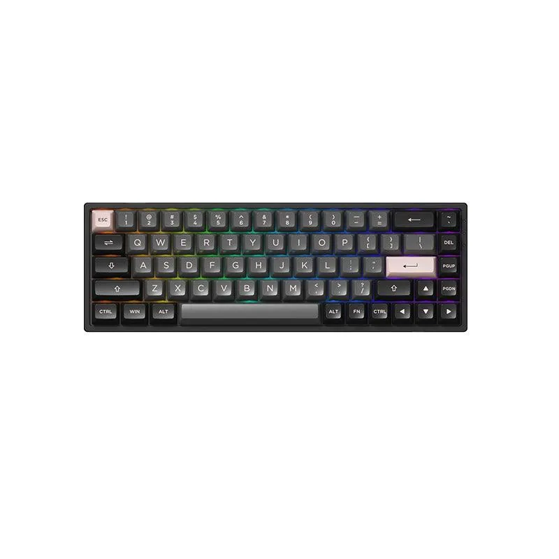 AKKO Black & Pink 3068B Plus Multi-Modes RGB Mechanical Keyboard (AKKO X TCC Princess)