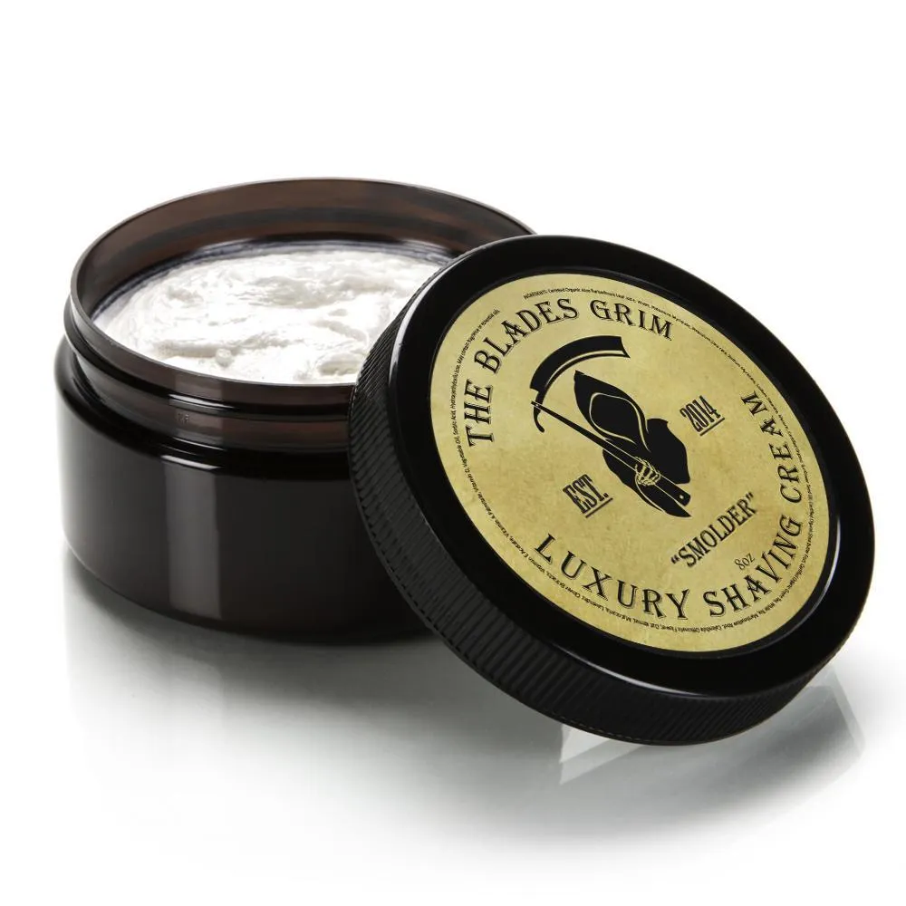 Amazing Almond - The Blades Grim 8 oz Luxury Shaving Cream