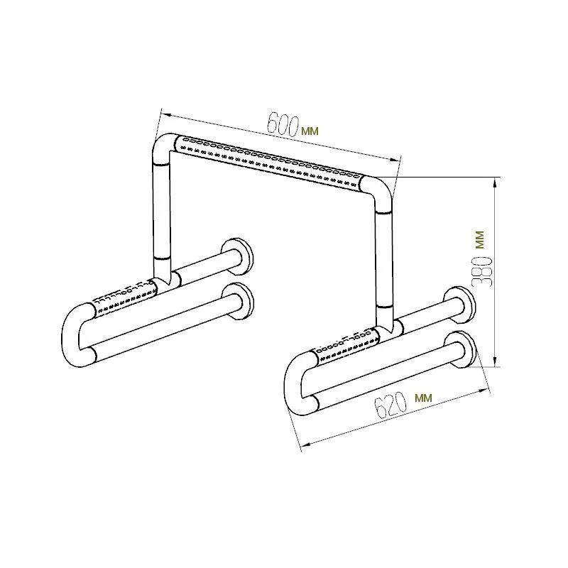 Anti Slip Stainless Steel Safety Rails