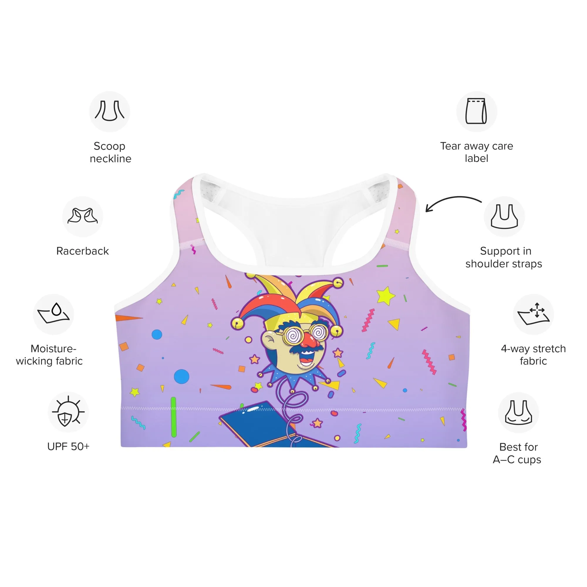 April Fool's Day Sports Bra