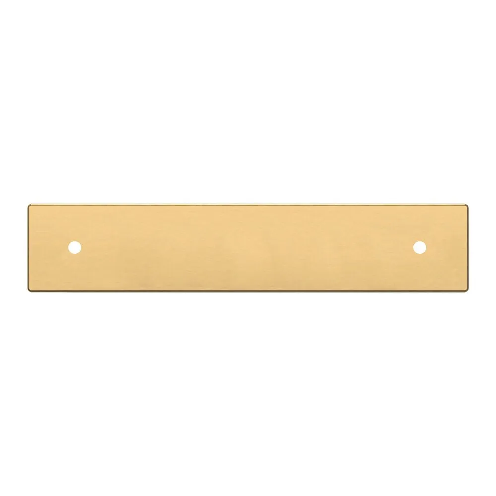 Baldwin - Estate Collection - Cabinet Hardware - Contemporary Back Plate