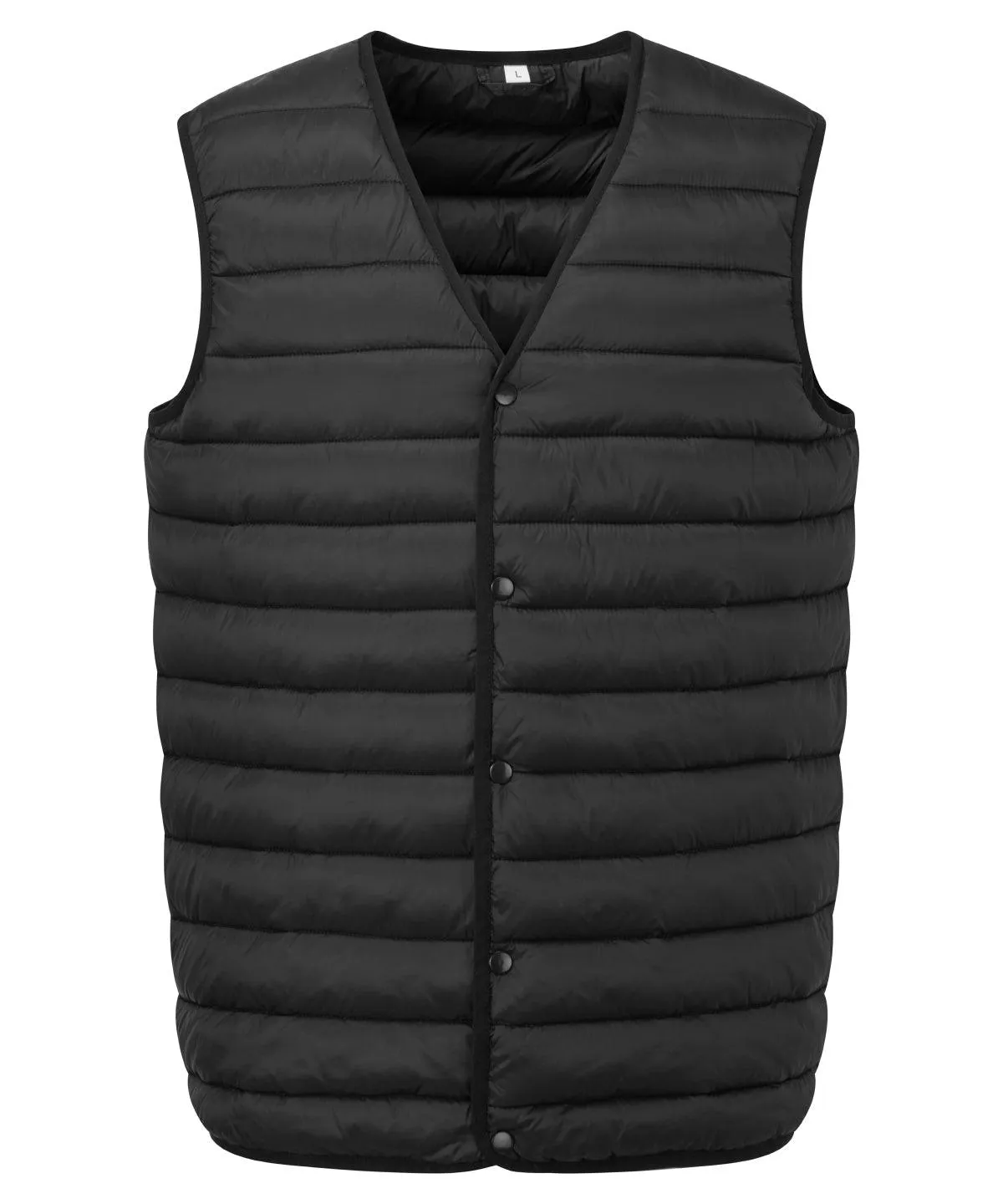 Black - Padded gilet vest