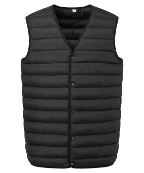 Black - Padded gilet vest