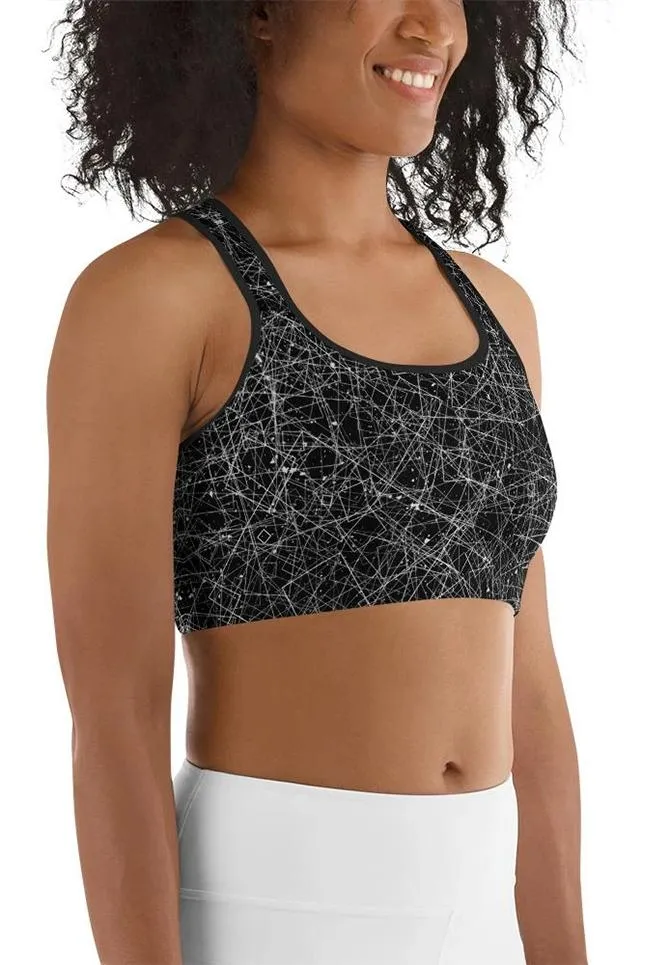 Blurred Lines Sports Bra