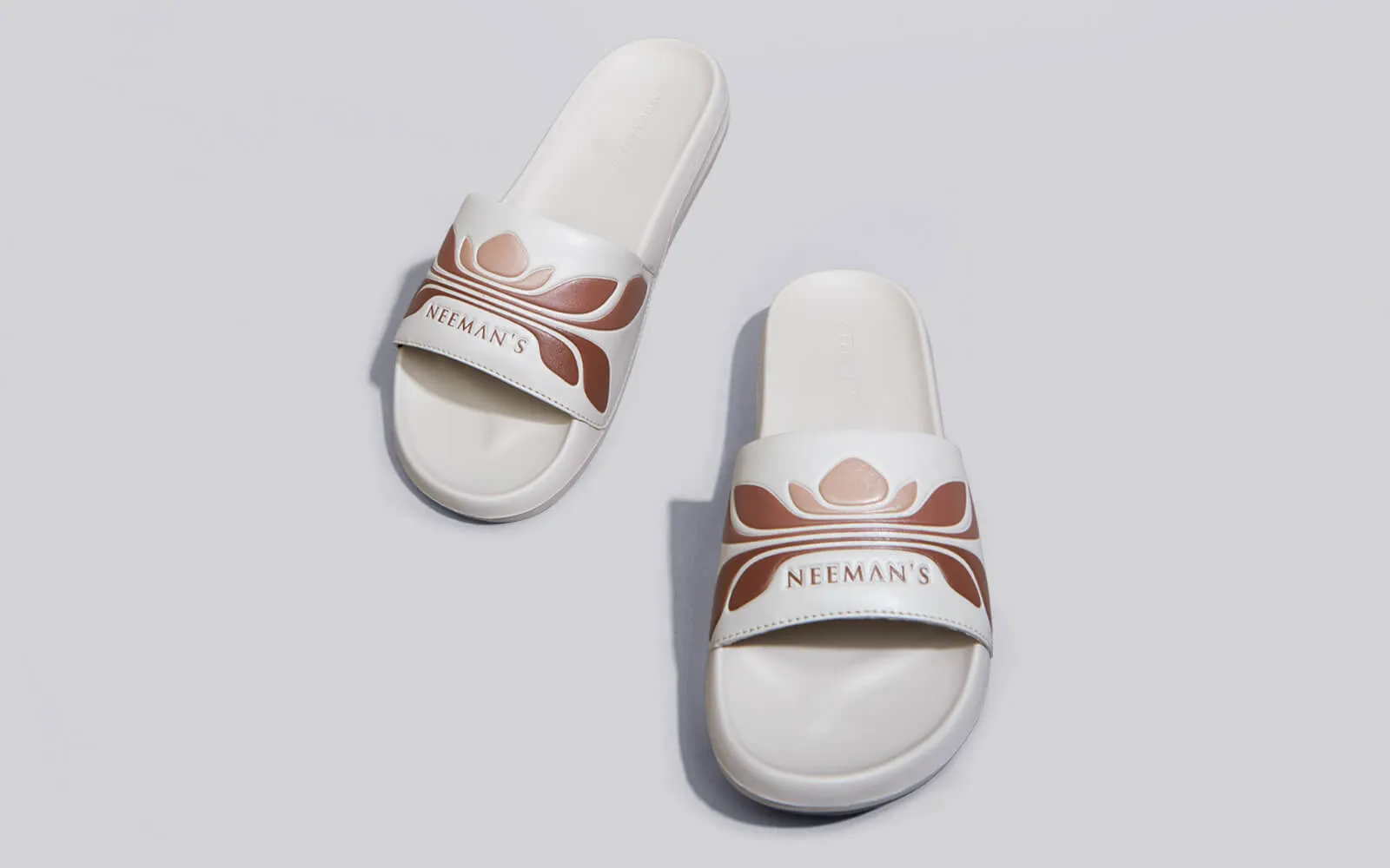 Breather Slides (Men Exclusive) : Grey-Brown