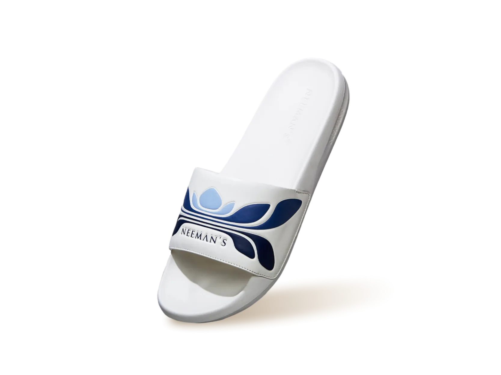 Breather Slides (Men Exclusive) : White-Blue