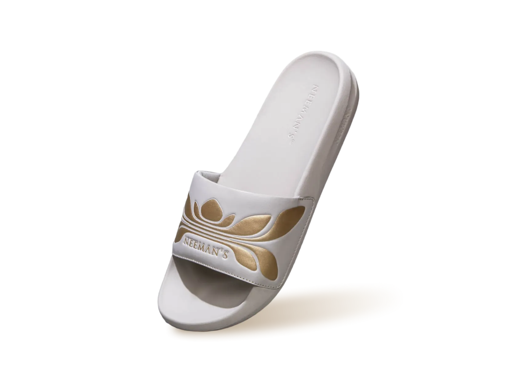 Breather Slides (Women Exclusive) : Grey-Gold