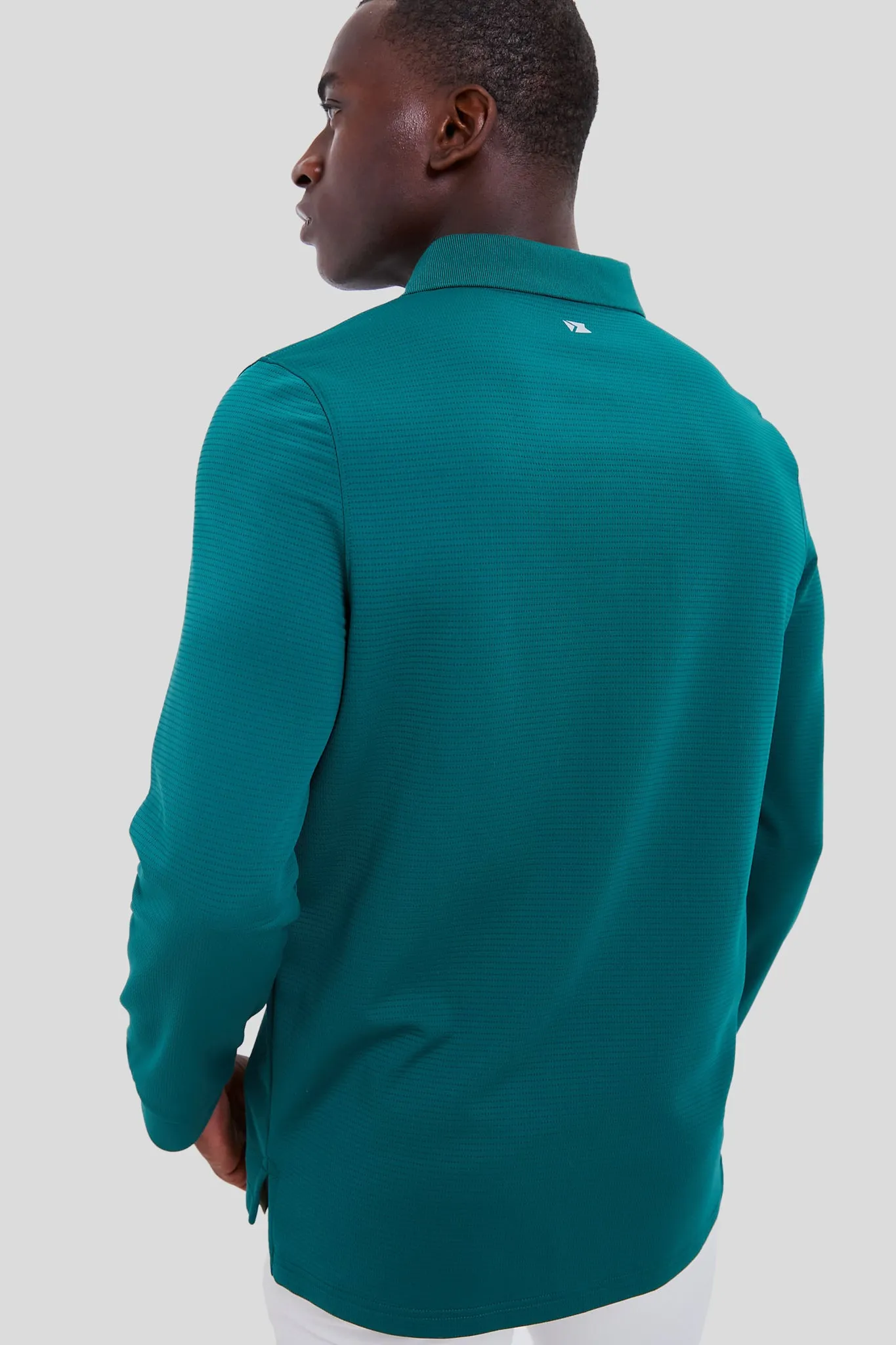 British Racing Green Cordova Long Sleeve Polo