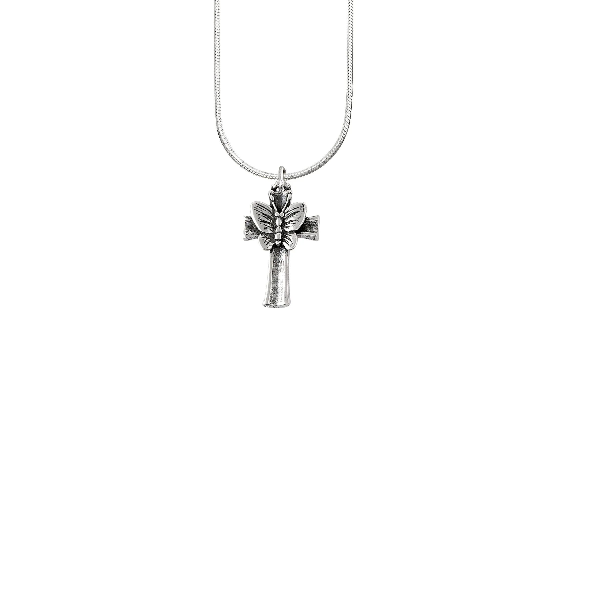 Butterfly Cross Pendant