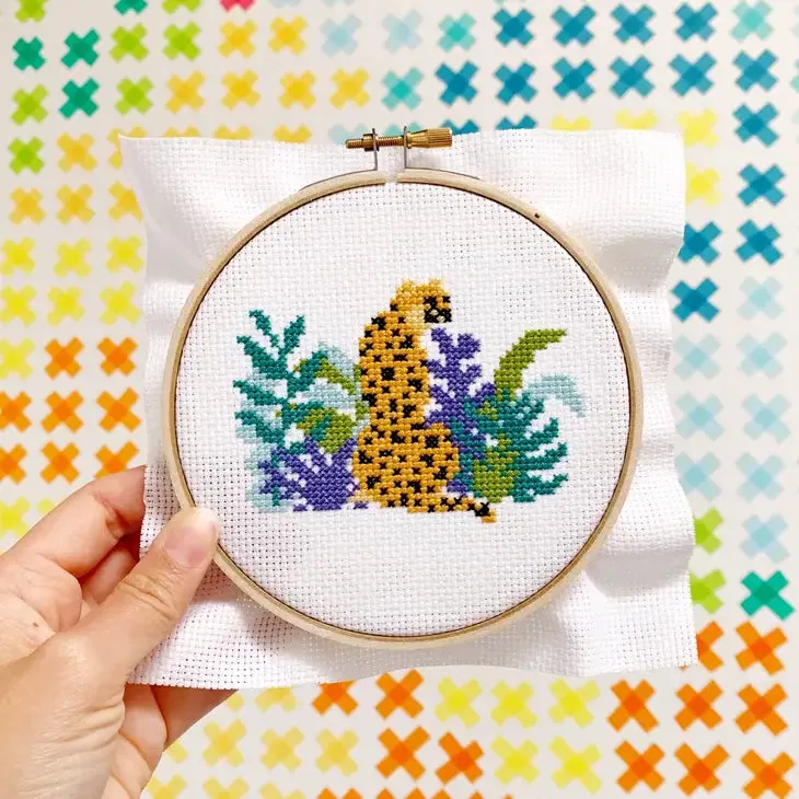 Cheetah Cross Stitch Kit