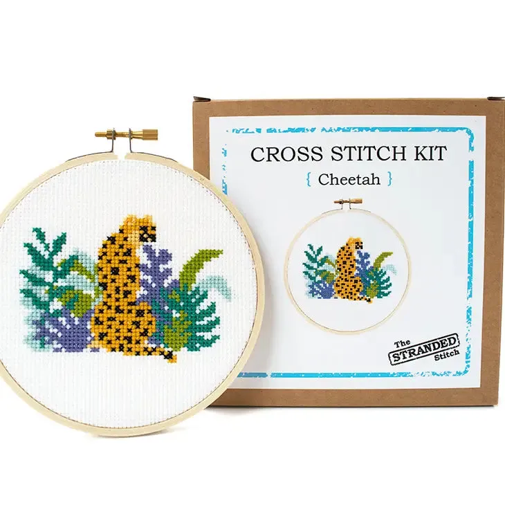 Cheetah Cross Stitch Kit