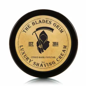 Citrus Basil Cocktail - The Blades Grim 8 oz Luxury Shaving Cream