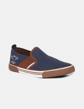 Colour Block Canvas Onio Slip On Shoes