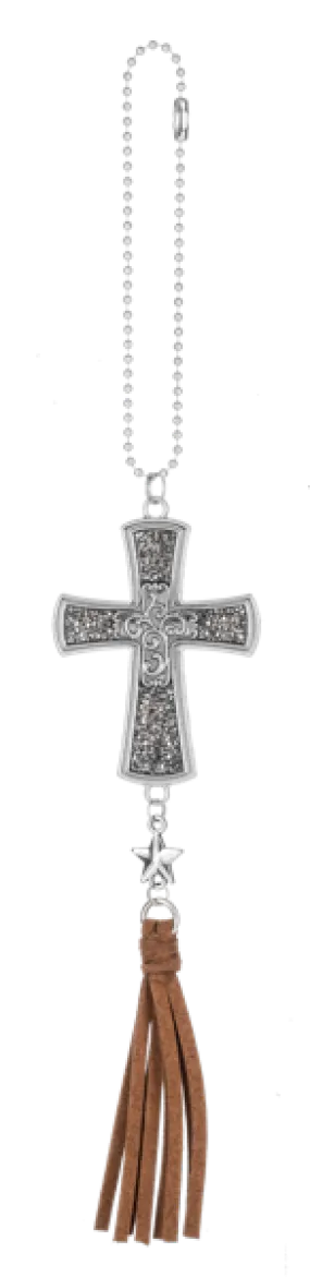 Cross Car Charm