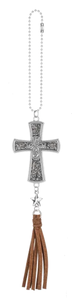 Cross Car Charm