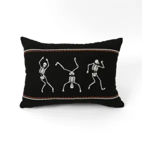 Dance Skeleton Decorative Pillow