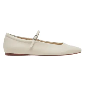 Dolce Vita Women's Reyes Ballet MJ Ivory Leather