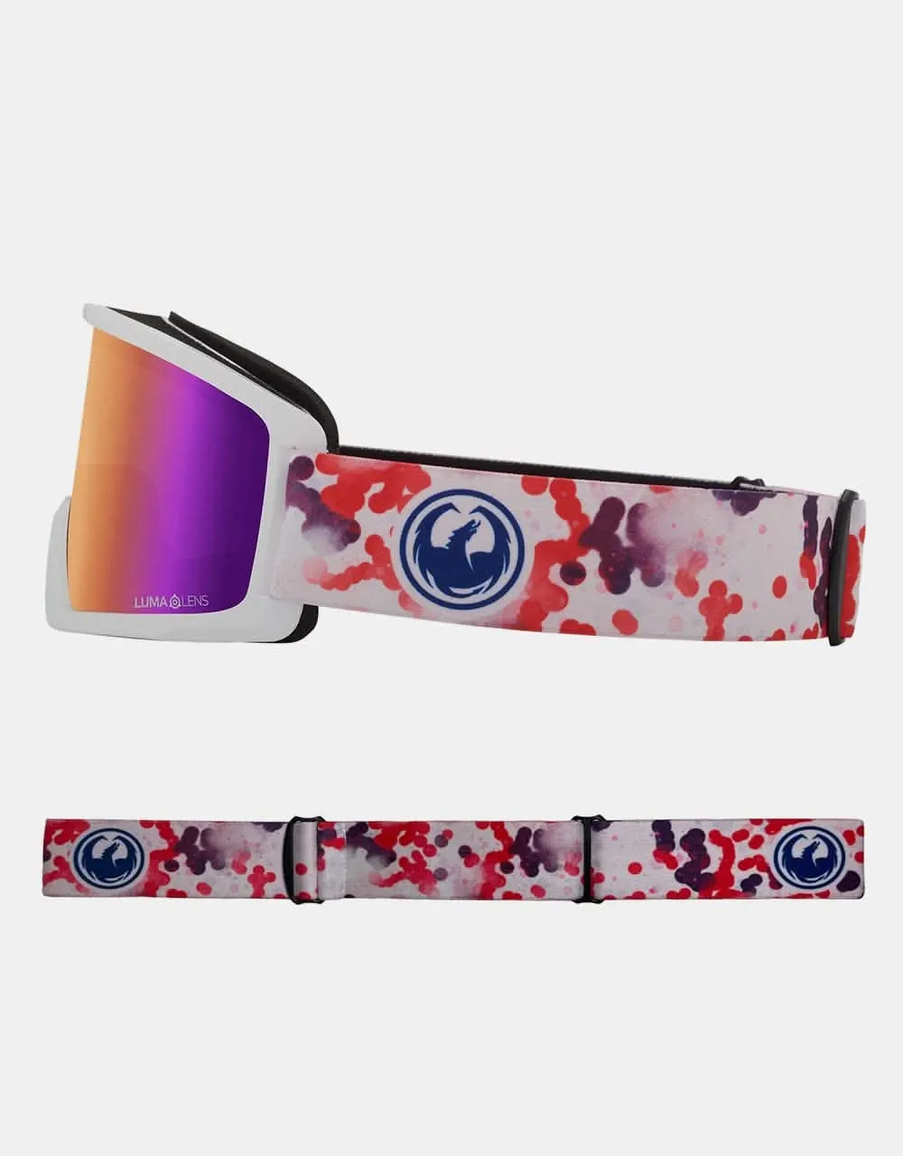 Dragon DX3 OTG Snowboard Goggles - Koi Lite/LUMALENS Purple Ion