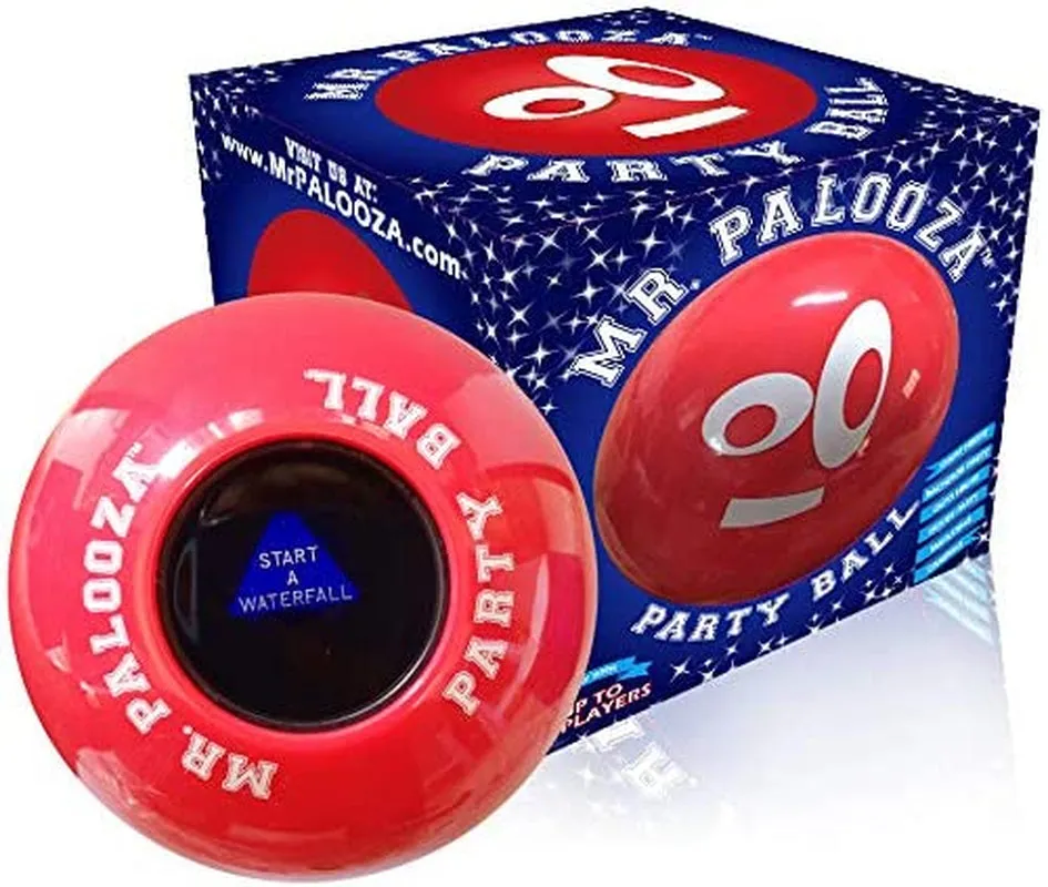 DRINK-A-PALOOZA PARTY BALL: Fun Drinking Games for Adults & Party Game Nights, Bachelor / Bachelorette Parties, Tailgating & Camping Games