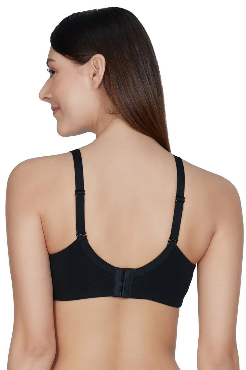 Essential Comfort Non-Padded Non-Wired Bra - Black