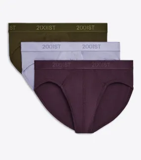 Essential Cotton No-Show Brief 3-Pack