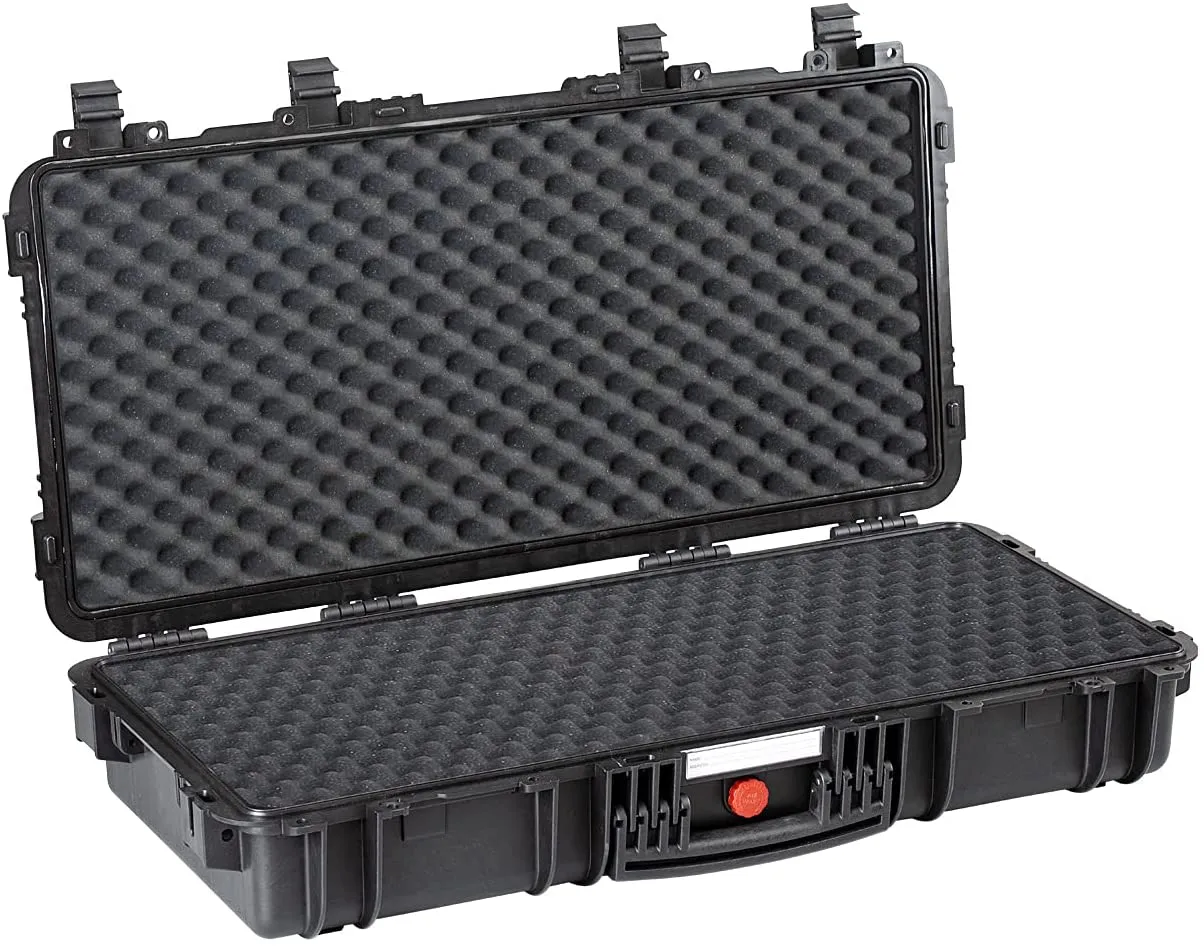 Explorer Cases 31 RED Gun Case with Double Layer Convoluted Foam (Black)