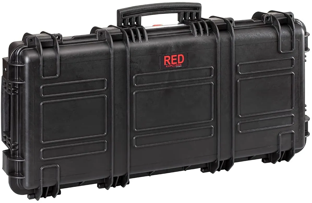 Explorer Cases 31 RED Gun Case with Double Layer Convoluted Foam (Black)