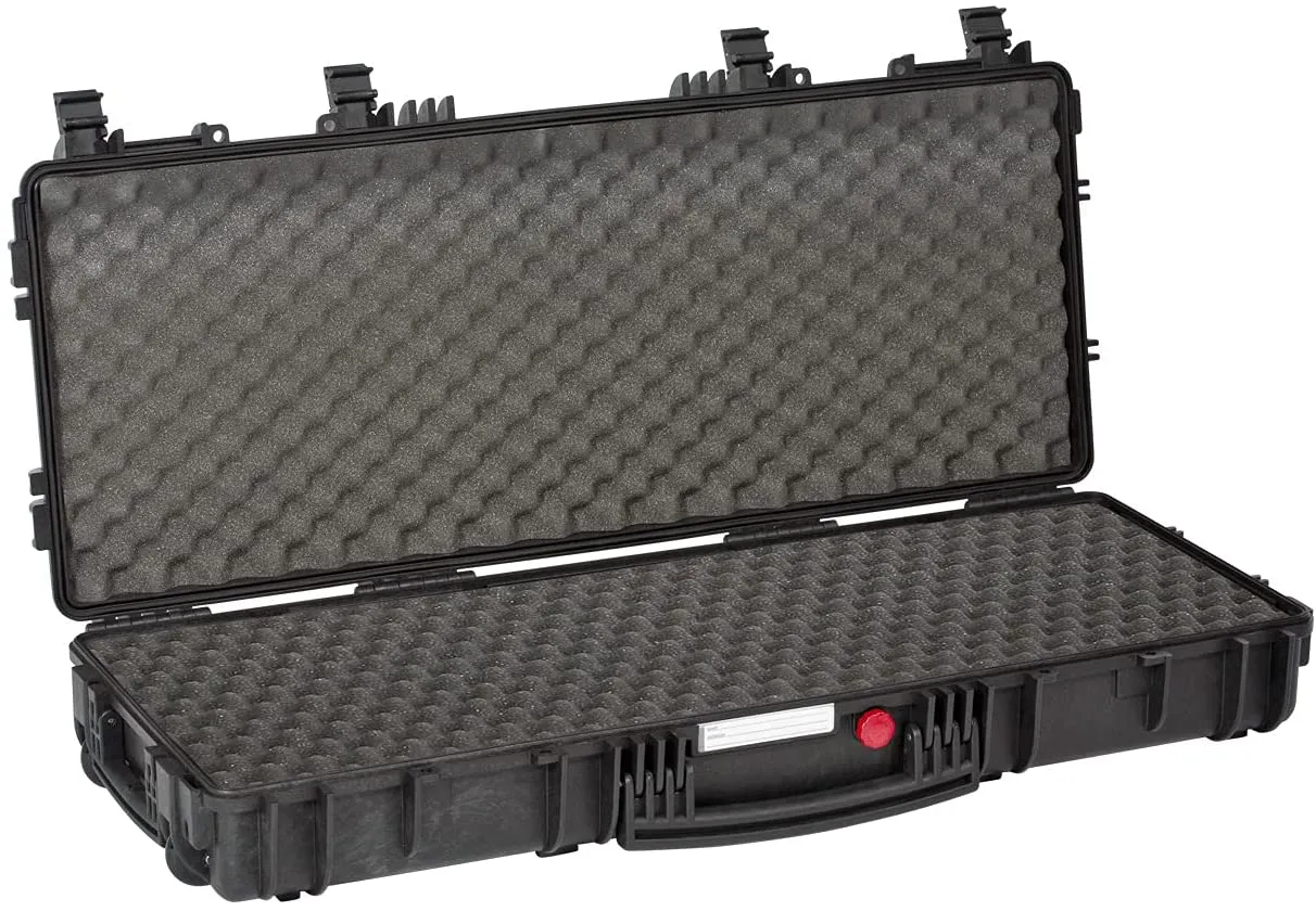 Explorer Cases 37 RED by Explorer waterproof gun case with Double Layer of Convoluted Foam - Limited USA Flag Edition