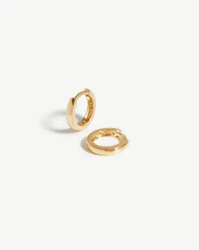 Fine Classic Huggies | 14k Solid Gold