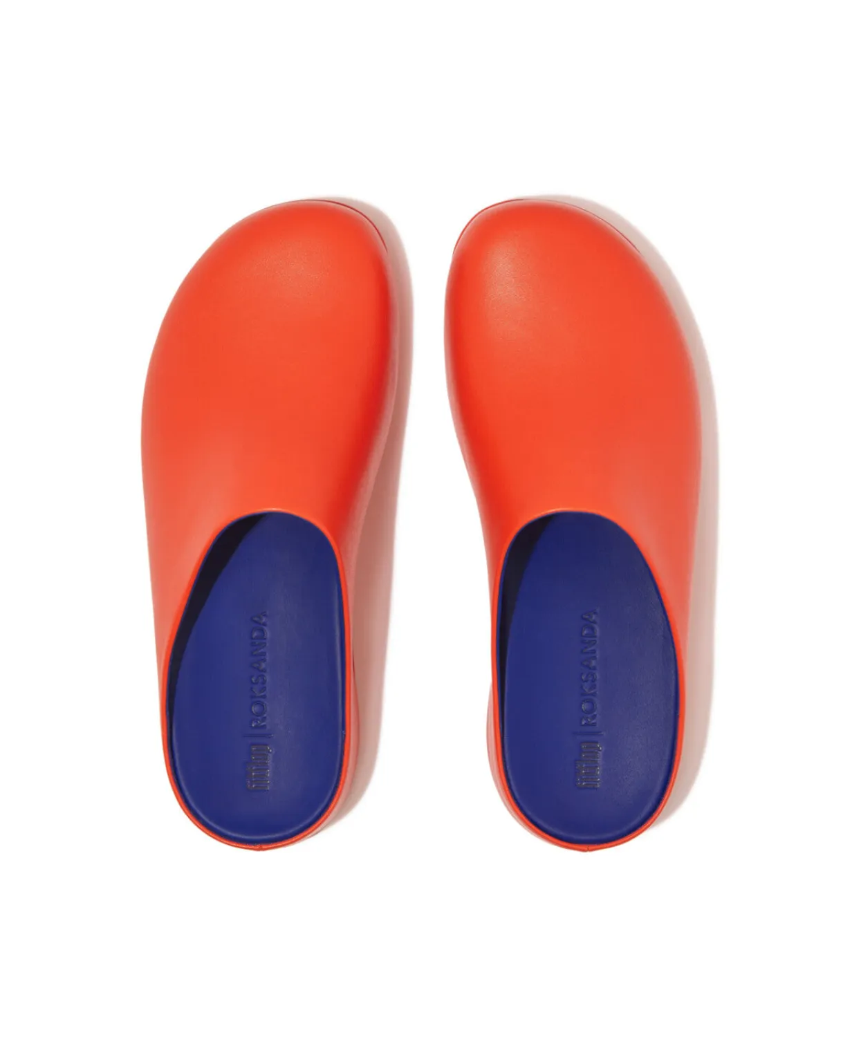 Fitflop Shuv x Roksanda Leather Clog Tangerine