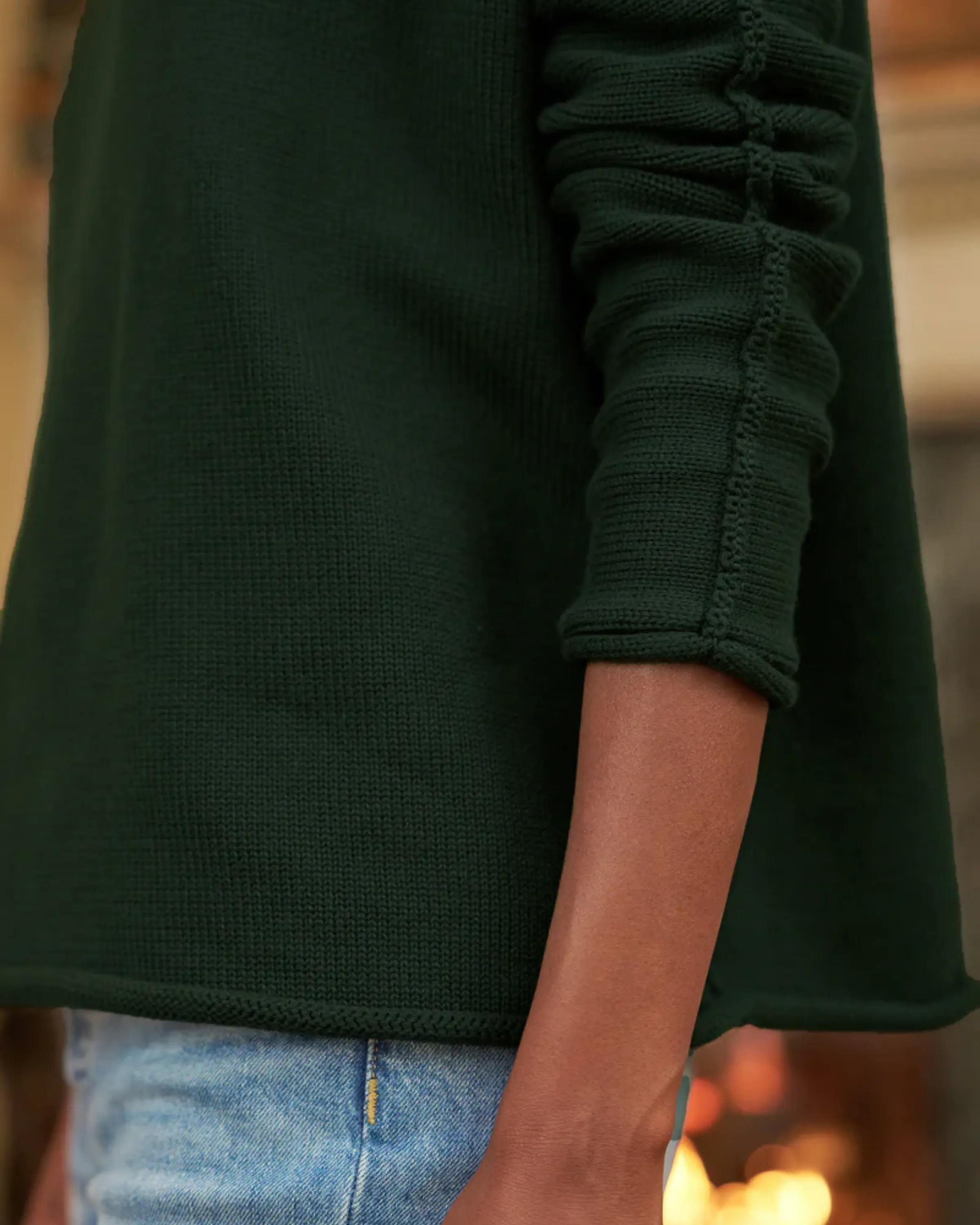 Frank and Eileen Monterey Sweater in British Racing Green