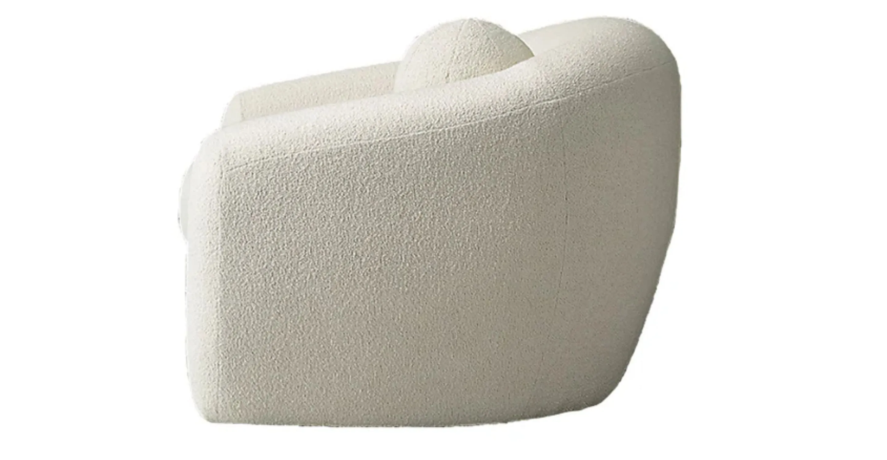 Halo Swivel Chair Boucle in Sylvain White