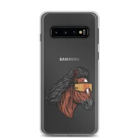 Horse Mullet Samsung Case - Clear