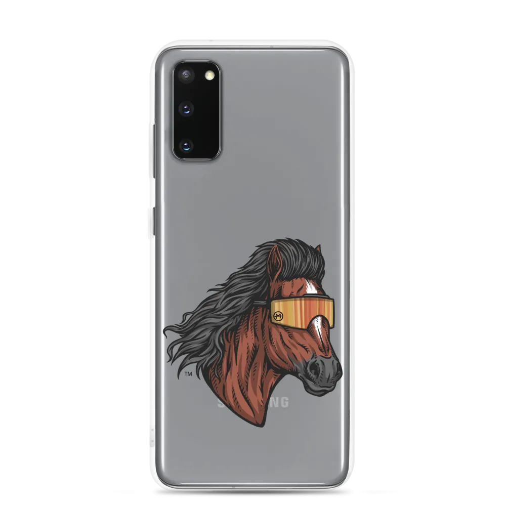 Horse Mullet Samsung Case - Clear