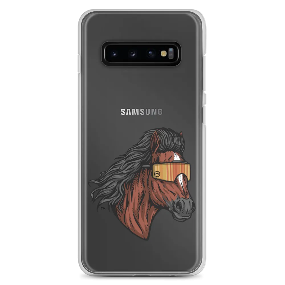 Horse Mullet Samsung Case - Clear