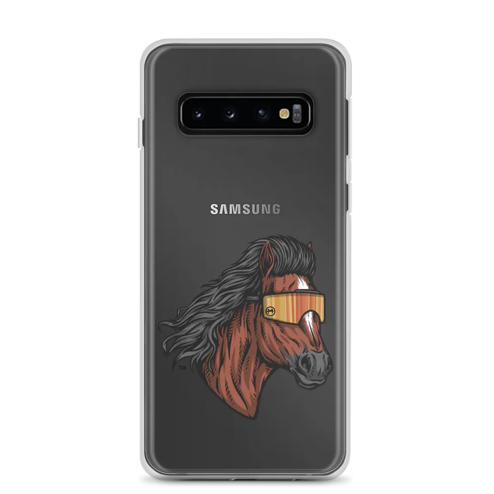 Horse Mullet Samsung Case - Clear